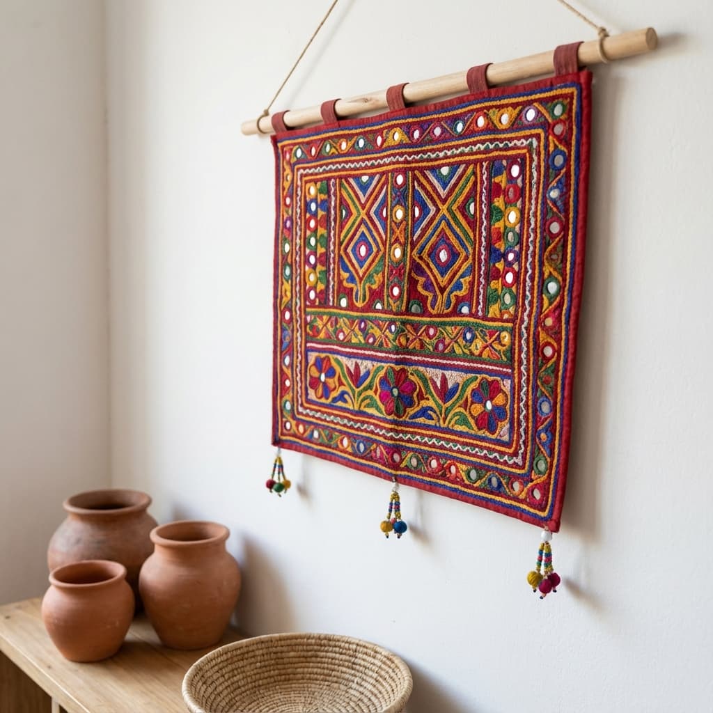 Handmade Wall Hanging - ہاتھ کی بنی دیوار سجاوٹ - Pahari Naturals