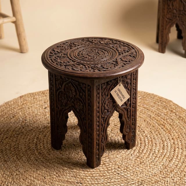 Traditional Wooden Furniture (Small) - روایتی لکڑی کا فرنیچر - Pahari Naturals