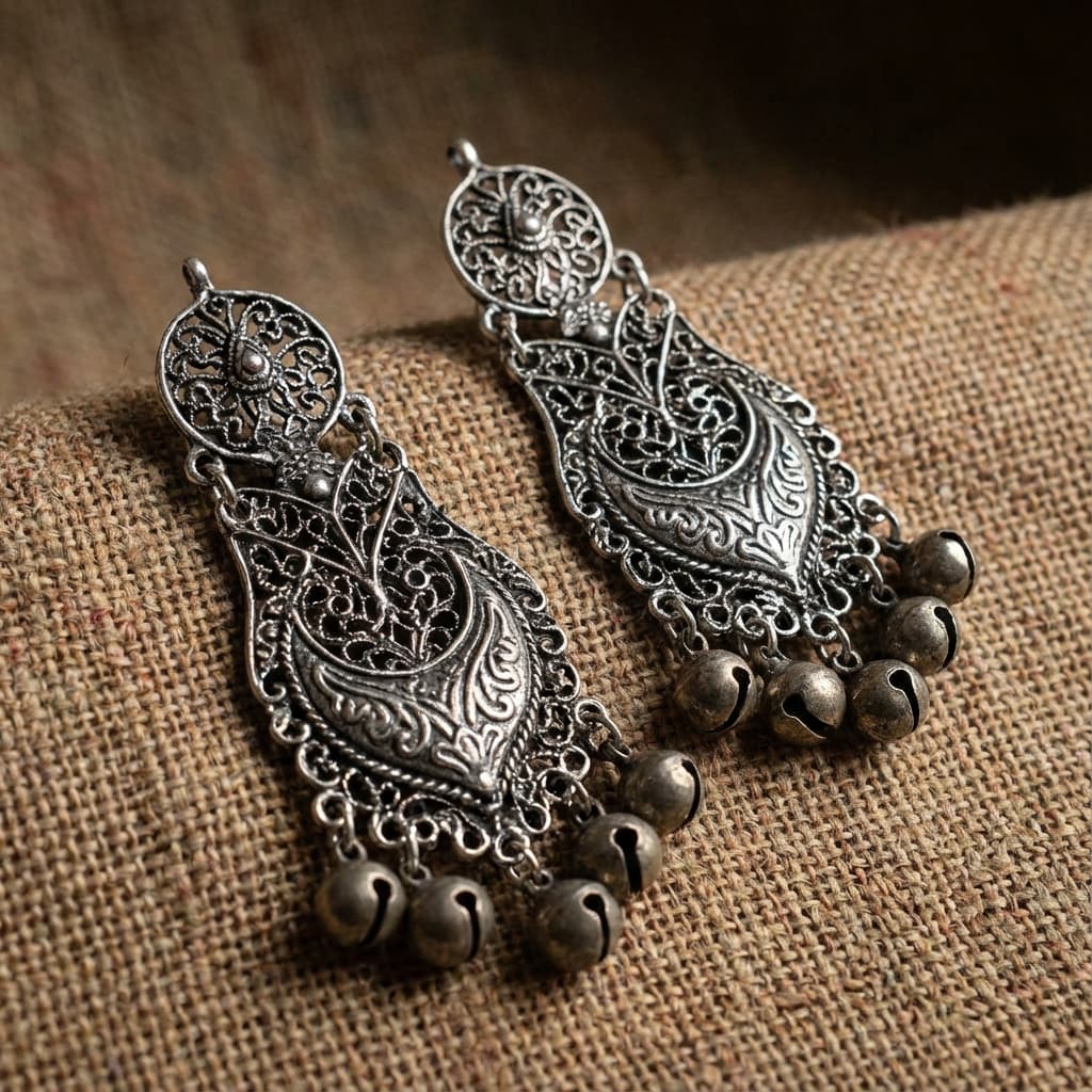 Tribal Earrings - قبائلی بالیاں - Pahari Naturals