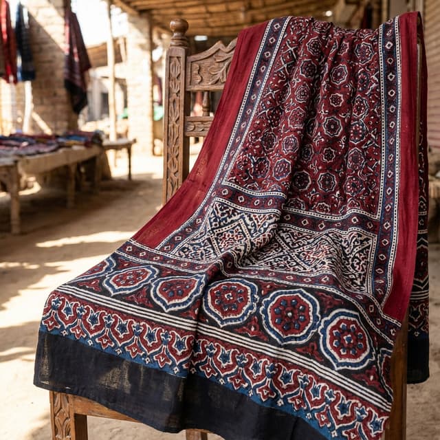 Sindhi Ajrak - سندھی اجرک - Pahari Naturals